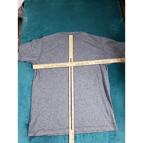 New Balance Shirt Size Medium Mens White Polyester Short Sleeve Dry Running - Picture 7 of 8